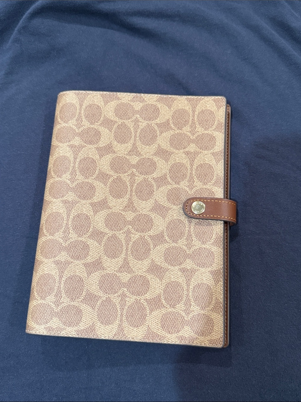 Coach Notebook In Signature Canvas